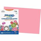 Papier de construction rose