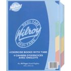 Cahier d'exercice avec onglets 40 pages réglées
