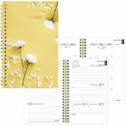 Agenda hebdomadaire jaune botanique