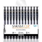 Stylo gel rétractable sarasa clip encre noire