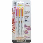 Surligneurs mildliner mix couleurs chaudes
