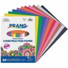 Papier de construction 9 x 12 po (paquet de 50) couleurs variées
