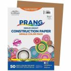 Papier de construction 9 x 12 po (paquet de 50) brun clair