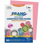 Papier de construction 9 x 12 po (paquet de 50) rose