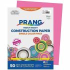 Papier de construction 9 x 12 po (paquet de 50) rose