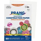 Papier de construction 9 x 12 po (paquet de 50) blanc