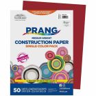 Papier de construction 9 x 12 po (paquet de 50) rouge noël
