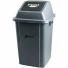 Conteneur à déchets ez-push avec couvercle
