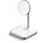 Chargeur 2-en-1 support sans fil gris