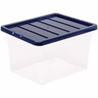 Boîte de rangement plastique 22l