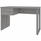 Petite table de bureau avec patte de métal en u gris platine