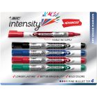 Marqueurs à tableau blanc effaçables à sec intensity® pointe conique couleurs variées (pqt 4)