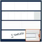 Bloc de bureau en verre effaçable à sec