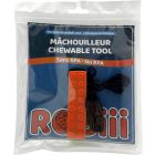 Collier mâchouilleur brique assorti