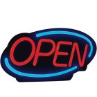 Enseigne led ovale « open »