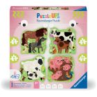 Casse-tête : les animaux de la ferme (4/6/8/10)