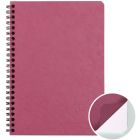 Age-bag cahier reliure intégrale ligné -rose- a5