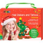 Autocollants pour ongles et tatouages de noël