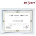 Cadre pour certificat