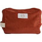 Sac à cosmétique format moyen terracotta