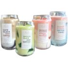 Bougies gel "latte" assorties