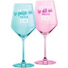 Duo verres à vin "amitié"