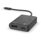 Convertisseur bluediamond usb-c vers hdmi + alimentation