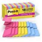 Boîte de rangement de feuillets super collants post-it® - collection joie estivale