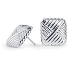 Boucles fixes carrie argent