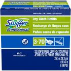 Recharge de linges secs swiffer sweeper professionnel, non parfumé bte 32