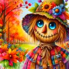 Broderie diamants - scarecrow