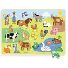 Casse-tête en bois : puzzle campo