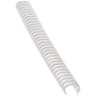 Boudins à double boucle de métal blanc