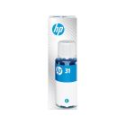Bouteille d'encre cyan authentique hp 31
