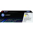 Cartouche de toner hp 128a À l’unité jaune