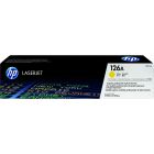 Cartouche de toner hp 126a À l’unité jaune