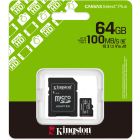 Carte mémoire micro sdcs3 64 go. et adaptateur sd