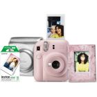 Ensemble cadeau fujifilm instax mini 12 fleur rose