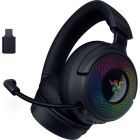Casque gaming sans fil 2,4 ghz razer kraken v4 bluetooth, usb, noir (renewed)