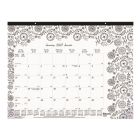 Calendrier sous-main mensuel doodleplan™ (2027) 22 x 17" botanica