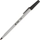 Stylos à bille business source pointe moyenne noir (bte 12)