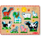 Casse-tête sonore : animaux de la ferme (8)