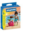 Special plus - vacancière à la plage