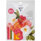 Kit crepon, bouquet de fleurs 20,5x1,5x30cm
