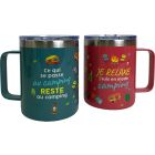 Duo tasse en inox 500ml camping