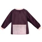 Tablier de bricolage, bourgogne et rose, 4 ans (geo
