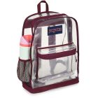 Sac à dos jansport 25.5l cerise.transp