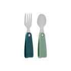 Ensemble de 2 ustensiles pliable fuel vert jade