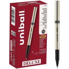 Stylo à bille roulante uni-ball® deluxe 0,7 mm noir