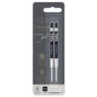 Recharge pour stylo à bille parker pointe moyenne noir